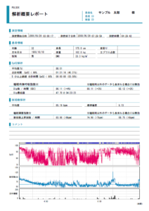 パルスオキシメータ解析表